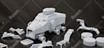resin 3d print miniatures or tabletop models