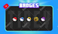 draw custom cute youtube loyalty badges and twitch emotes