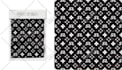 design logo initials monogram seamless clothing pattern