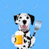 create minimalist pet illustration