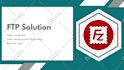 configure ftp server and auto backup