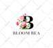 create a fresh flower logo for a hip online flower store