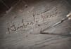 digitally carve in wood your logo design or text