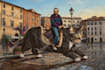 do oil painting portrait and illustrations digitally