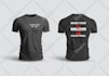 trendy typography, bulk t shirt design for merch, printful