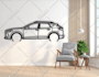 car silhouette for custom metal art
