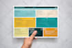 design flyer, bifold, trifold, z fold brochure for print