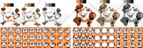 gb styled characters icons, overworld sprites or scenes