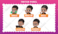 design custom twitch animated overlay