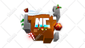 make outstanding minecraft logo and icon