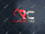 design modern construction, scaffolding, demolition, plastering logo