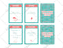 design card game or game card with box