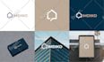 create modern business logo design and branding package