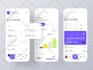 do mobile app ux ui design and clickable protoype in figma