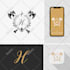 design luxury royal and heraldic crest logo