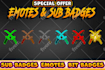 design twitch emotes, twitch badges, twitch sub badges