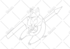 draw cartoon for character, monster, dragon