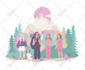 create a vector bright creative or corporate illustration