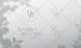 create modern wedding logo, monogram, or initials design