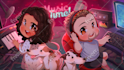 draw cute couple chibi illustration