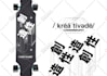 design bold and edgy wheels and skateboard for you
