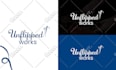 do a modern minimalist logo design with copyrights