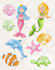 paint watercolor pet, dog, cat, animal illustration