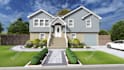 design landscape, backyard, frontyard, garden, patio, 3d rendering, hot tub