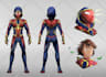 design and create character sheets or splash arts