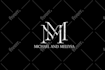 do minimalist monogram and initial letters clothing brand logo design
