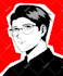 draw a persona 5 style portrait