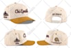 design mockup and tech pack of hats caps  t shirt and trouser