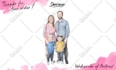 draw portrait with simple watercolor illustration style