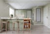 model 3d visualize kitchen bathroom and bar interior design