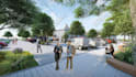 design your parking lot, parking area with 3d rendering