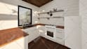 create a tiny house or van 3d floor plan, interior or exterior rendering