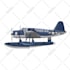 create vector art illustration of your airplane