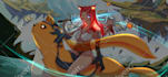 draw anime, game characters glow art