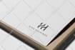 do personal name, branding logo with your initials letter