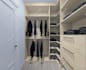 do walk in closet, millwork cabinet 2d floor plan and 3d model