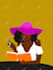 draw african american children book or story book cover illustrations