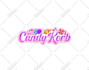 design candy, sweets, snacks, drinks and cookies logo