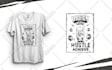 create a custom anime illustrated t shirt design