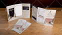 do editable canva brochure, canva flyer, canva trifold design