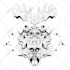 create clean black ink line art illustrations