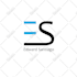 design flat minimalist logo by creating negative space