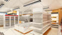 design 3d retail store shop front store interior