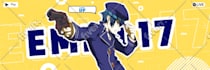 design an eye catching anime banner for youtube, twitch