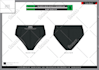 do technical sketch with one page tech sheet for clothing