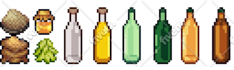 create pixel art texture, icon, asset or item for 2d game